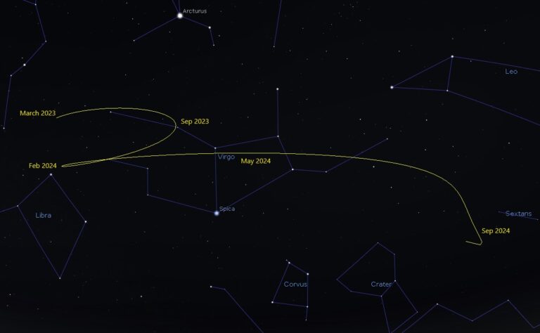 A Potential Naked Eye Comet For 2024 CometWatch   Tsuchinshan Atlas Finder Chart 768x474 